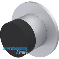 KWS Wandt�rpuffer 2069, � 30 mm, L�nge 28 mm, Aluminium silber eloxiert