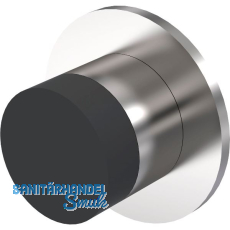 KWS Wandt�rpuffer 2069, � 30 mm, L�nge 28 mm, Edelstahl matt