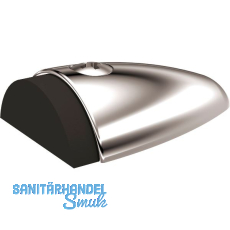 KWS Bodent�rpuffer 2090, 90 x 60 x 25mm, Messing vernickelt