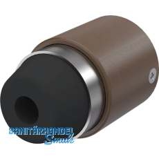 KWS Wandtürpuffer 2120 gefederter Anschlagpuffer, Stahl/Alu dunkelbraun lackiert KWS Wandtürpuffer 2120 gefederter Anschlagpuffer, Stahl/Alu dunkelbraun lackiert