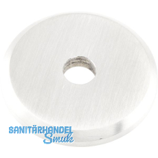 KWS St�tzrosette f. Holz/Glast�ren - � 40mm, silber eloxiert