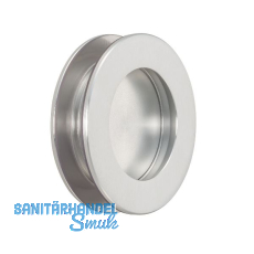 KWS Schiebet�rmuschelpaar 5254 rund, Glasst�rke 8 - 10 mm, Alu silber eloxiert