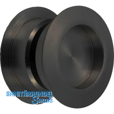 KWS Schiebet�rmuschelpaar 5251 rund, T�rst�rke 38-42 mm, Aluminium schwarz matt