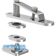 KWS Drehzapfenband 6205 Edelstahl matt