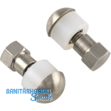 KWS Befestigungszubeh�r Glas P10 - paarweise, M6, f�r Modularsystem, Edelstahl