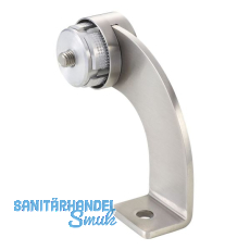 KWS Endstütze WS - gebogen 90° Rundrohr, links, Edelstahl KWS Endstütze WS - gebogen 90° Rundrohr, links, Edelstahl