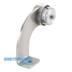 KWS Endstütze WS - gebogen 90° Rundrohr, rechts, Edelstahl KWS Endstütze WS - gebogen 90° Rundrohr, rechts, Edelstahl