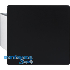 KWS Plattengriff SARAH 150x150x10 mm Alu silber eloxiert/schwarz beschichtet KWS Plattengriff SARAH 150x150x10 mm Alu silber eloxiert/schwarz beschichtet