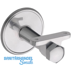 Handlauftr�ger, Rosetten � 70 mm, Wandabstand 65 mm, Aluminium poliert