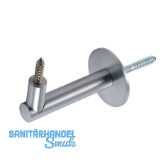 Handlauftr�ger Rosetten � 50 mm, Wandabstand 75 mm, Edelstahl verchromt