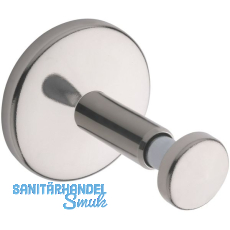 Handlauftr�ger zum Klemmen, modern, Wandabstand 75 mm, Stahl vernickelt