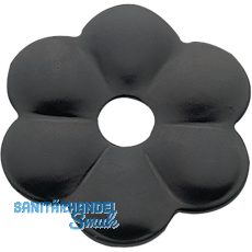 Zierrosette (Pfettenscheibe) � 80x4 mm, Bohr-� 17 mm, schwarz pulverbesch. (C)