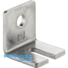Winkelbefestigung HELM 104 W einfach Edelstahl