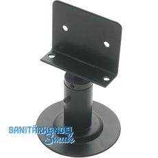 Trennwandst�tze Winkelauflage, Bodenabstand 60-80 mm, schwarz