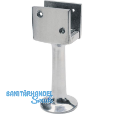 Trennwandst�tze U-f�rmig verstellbar Bodenabstand 100 mm, silber elox.