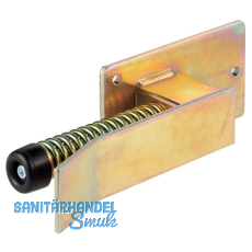 Torpuffer unten HELM 560 mit Stahlfeder 2000 kg Stahl verzinkt gelb Torpuffer unten HELM 560 mit Stahlfeder 2000 kg Stahl verzinkt gelb