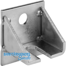 Winkelbefestigung HELM 604 W einfach Edelstahl Winkelbefestigung HELM 604 W einfach Edelstahl