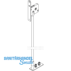 Stangenschloss HAWA DM 42,5 mm, Stahl verzinkt