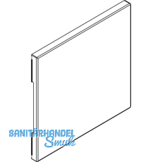 HAWA Toplock Abdeckkappe blind eckig für Gegenkasten Kunststoff Edelstahl-Effekt HAWA Toplock Abdeckkappe blind eckig für Gegenkasten Kunststoff Edelstahl-Effekt