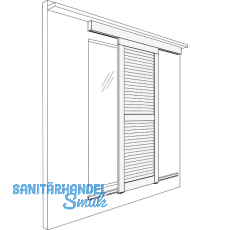 Grundgarnitur HAWA-Frontslide 60/A, Schiebeladenb. mind. 400 mm, Stärke 28-45 mm Grundgarnitur HAWA-Frontslide 60/A, Schiebeladenb. mind. 400 mm, Stärke 28-45 mm