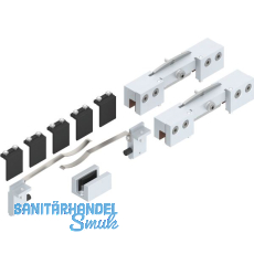 HELM GT-L 80 Beschlagset Glas 8-10,76 mm ohne Laufschiene 80 kg silber eloxiert HELM GT-L 80 Beschlagset Glas 8-10,76 mm ohne Laufschiene 80 kg silber eloxiert
