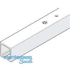 HAWA Junior 40 Laufschiene Deckenmontage L=2000 mm Aluminium farblos eloxiert