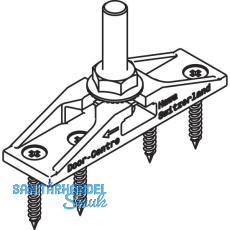 HAWA-Junior 40/Z Zweiwegaufh�ngung mit Tragschraube M8