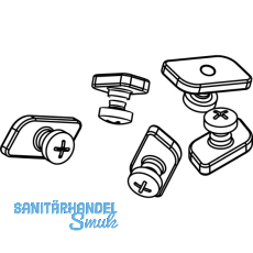 HAWA Junior 40 Montageset zu Winkelprofil (10 St�ck)