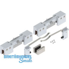 HELM GT-S 150 Beschlagset Glas 8-12,76mm ohne Laufschiene 150kg Edelstahl-Effekt