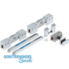 HELM GT-S 150 Beschlagset Glas 8-12,76 mm Einzugsd�mpfung 80kg silber eloxiert