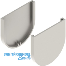 SOLIDO 100 Abdeckkappen-Set Glas Punktbefestigung rund Edelstahl-Effekt SOLIDO 100 Abdeckkappen-Set Glas Punktbefestigung rund Edelstahl-Effekt