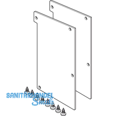 Abdeckungen stirnseitig HAWA-Frontslide für Wandbefestigung, ohne Distanz, Alu Abdeckungen stirnseitig HAWA-Frontslide für Wandbefestigung, ohne Distanz, Alu