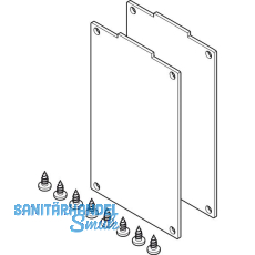 Abdeckung stirnseitig HAWA-Frontslide 60/A,60/matic,f.Deckenbefest. silber elox. Abdeckung stirnseitig HAWA-Frontslide 60/A,60/matic,f.Deckenbefest. silber elox.