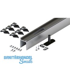 HAWA-Junior 80/100 Pocket Montageset Wandtasche L=2000 mm silber