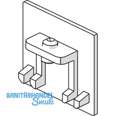 HAWA-Junior 100 Holz Abdeckkappe Winkelprofil verchromt matt HAWA-Junior 100 Holz Abdeckkappe Winkelprofil verchromt matt