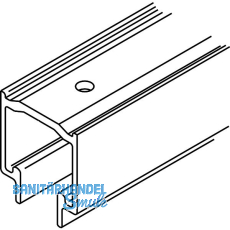 Laufschiene HAWA-Centerfold/Variofold 80/H, auf Maß, Aluminium farblos eloxiert Laufschiene HAWA-Centerfold/Variofold 80/H, auf Maß, Aluminium farblos eloxiert