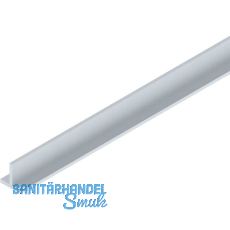 HELM GT-L T-Blende auf Maß geschnitten silber eloxiert HELM GT-L T-Blende auf Maß geschnitten silber eloxiert