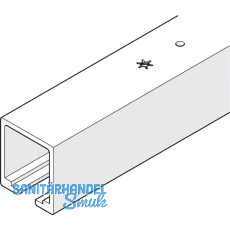 HAWA Junior 120 Laufschiene Deckenmontage L=6000 mm auf Ma� Alu farblos eloxiert