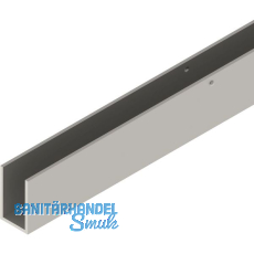 SOLIDO 100/HELM 140/GT-S 150 U-Blende auf Ma� L=6000 mm Edelstahl-Effekt