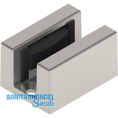 HELM Bodenf�hrung SmartGuide G spielfrei f�r Glas 8-12,76 mm Edelstahl-Effekt