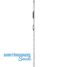 Schlie�leiste mit Kantriegel zu MFV-STV M2, f�r 2-flg. T�ren, links, verz.silber