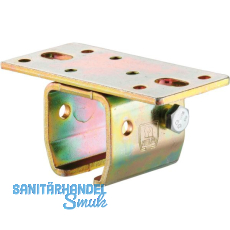 Deckenbefestigungsmuffe HELM 102, Stahl verzinkt, gelb