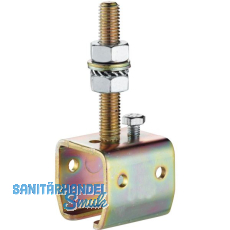 Befestigungsmuffen HELM 104 Stahl verzinkt gelb