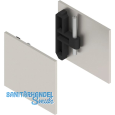 HELM GT-L Abdeckkappen-Set Aluminium Edelstahl-Effekt