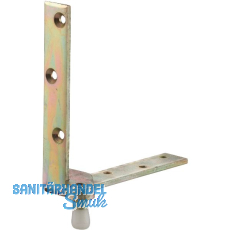 F�hrungsrolle HELM 250, links, Stahl verzinkt, gelb