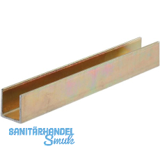 F�hrungsschiene HELM 240 auf Ma� geschnitten Stahl verzinkt gelb