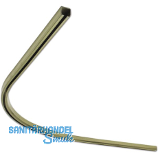 Kreisbogen HELM 300, 90� horizontal, Stahl verzinkt, gelb