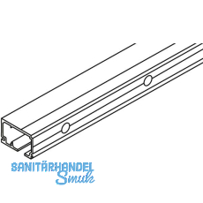 HAWA Porta Laufschiene Wandmontage L=6000 mm auf Ma� silber
