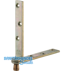 F�hrungsrolle HELM 349 A, Stahl verzinkt, gelb