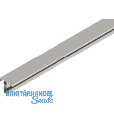 SOLIDO/HELM Anschlagschiene zu Anschlagkasten L=2500 mm auf Maß Edelstahl-Effekt SOLIDO/HELM Anschlagschiene zu Anschlagkasten L=2500 mm auf Maß Edelstahl-Effekt